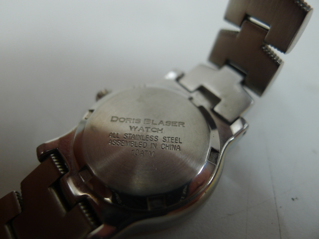 時計祭 DORIS BLASER ドリスブラザー クオーツ 腕時計 不動品 ジャンク品 長期保管品 WATCHの画像8