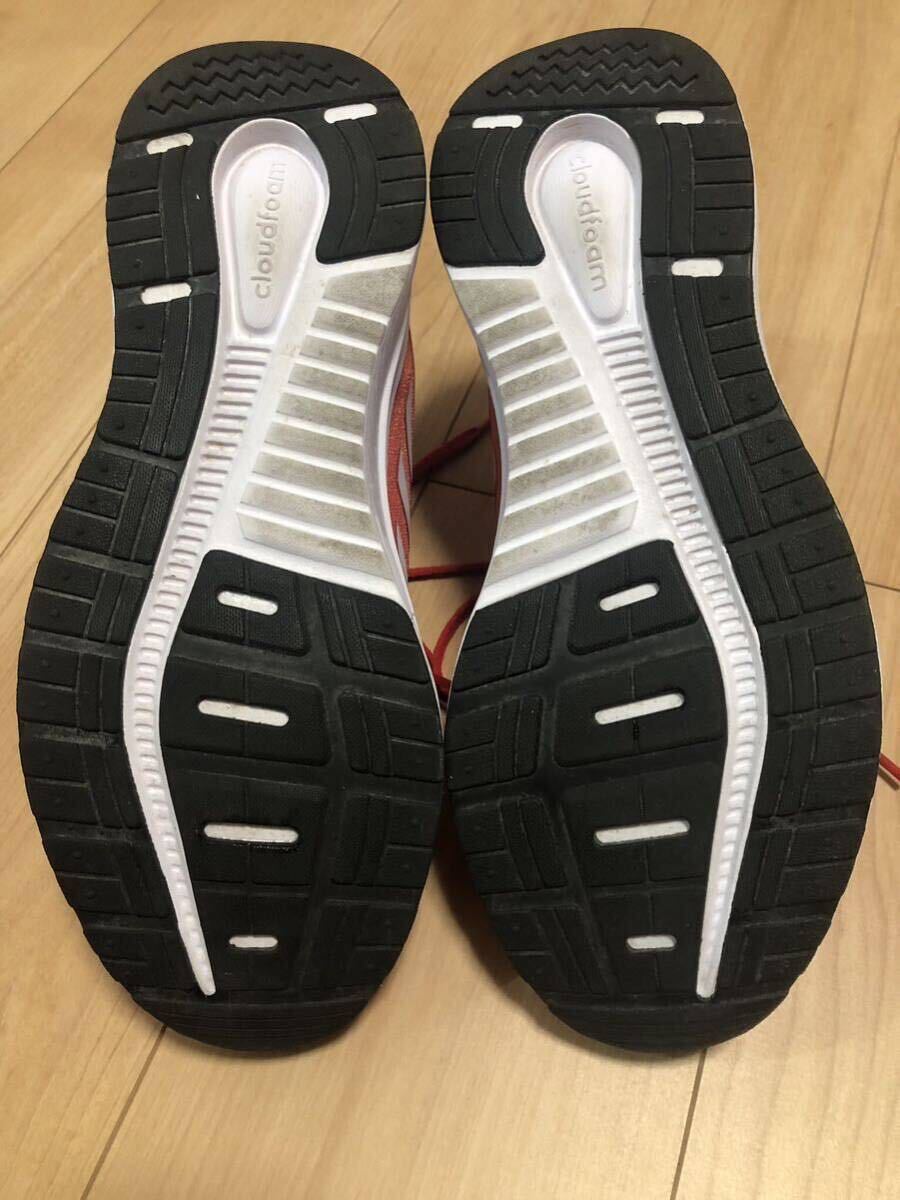 (中古品)送料無料！adidas ランニングシューズ メンズ ギャラクシー 5 FY6721 ビビッドレッド/フットウェアホワイト/ソーラーレッド _画像5