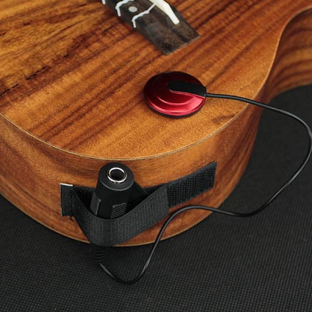 P アコギ用ピックアップ 簡単な設置で良い音がでる！アコースティックギターピックアップ アコギマイク バイオリン等もOK 電源不要で便利の画像6
