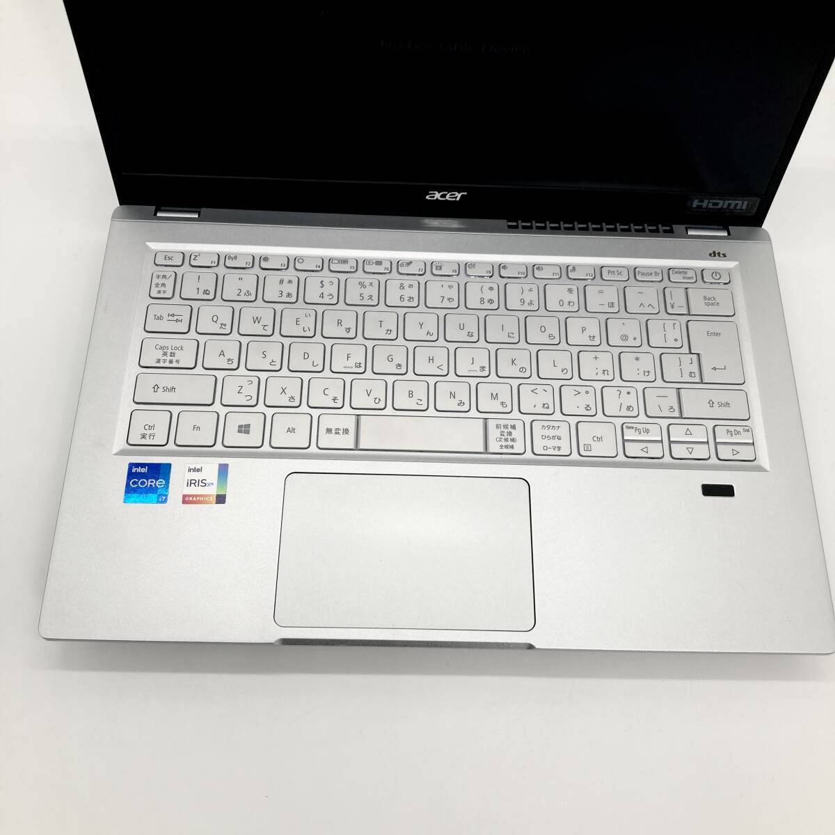 【ジャンク】Acer エイサー Laptop Swift 3 2021年 Core i7 1165G7 16GB SSD なし 14インチ フルHD バックライトキーボード AC無し_画像4