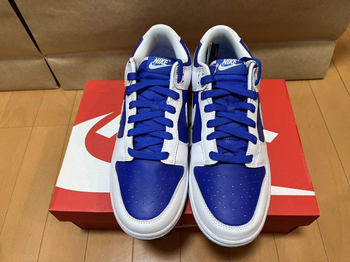 送料無料 NIKE DUNK LOW RETRO RACER BLUE/WHITE US10 28.0cm ナイキ ダンクローレトロ レーサーブルー×白 DD1391-401 送料込み_画像2