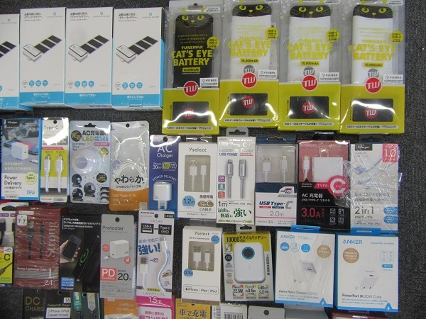 1 иен старт iPhone iPhone Android смартфон зарядное устройство зарядка кабель мобильный аккумулятор BUFFALO др. 171 шт продажа комплектом ликвидация запасов зарядка ①