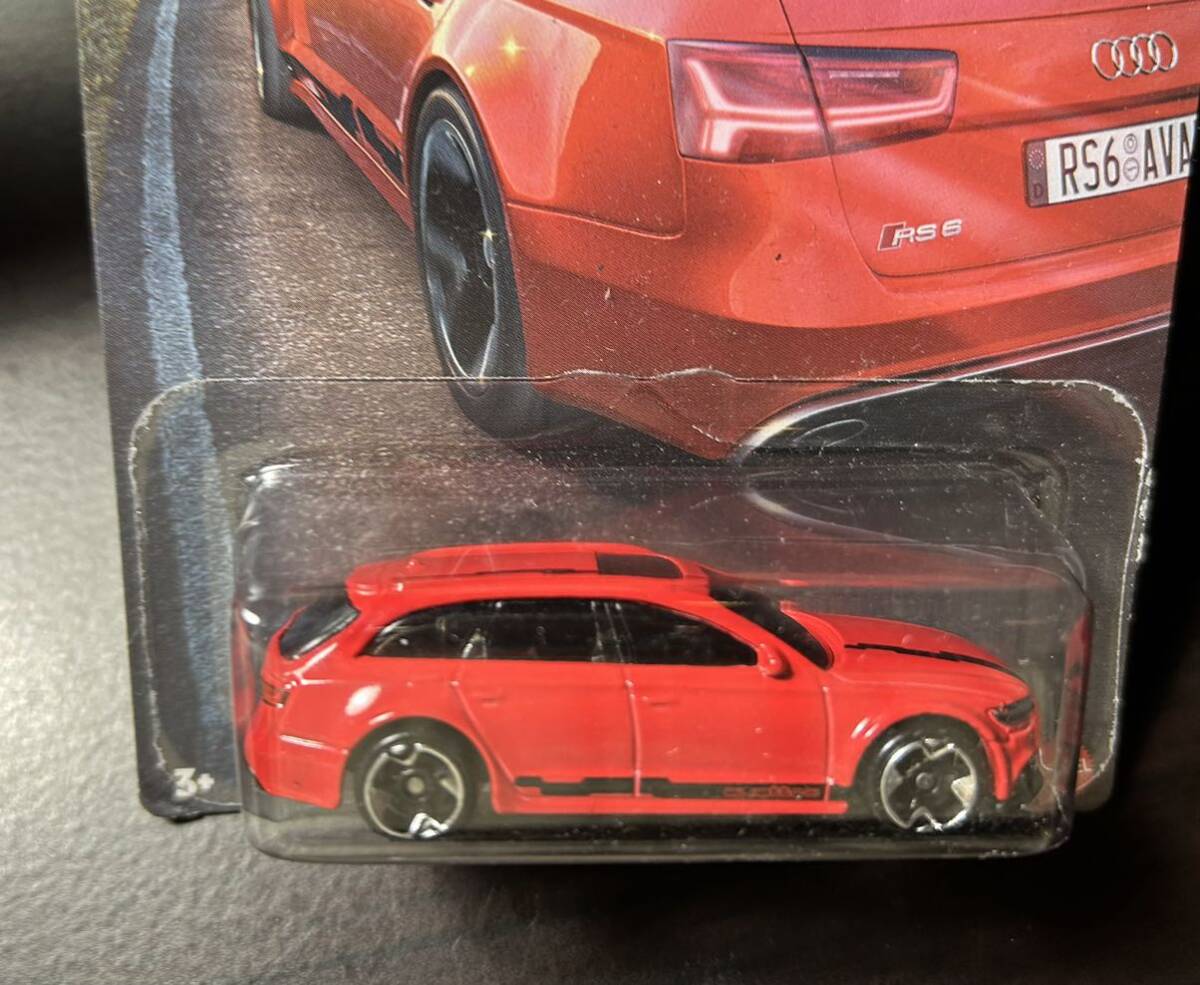 ホットウィール '17 アウディ RS 6 アバント HOT WAGONS HOTWHEELS AUDI AVANT レッド_画像2