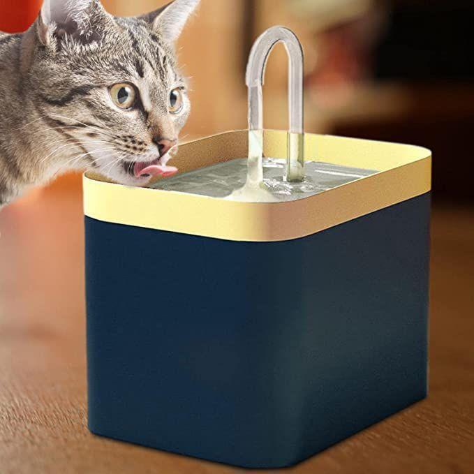  поилка для домашних животных вода .. контейнер кошка собака фильтр рекомендация 1.5L USB