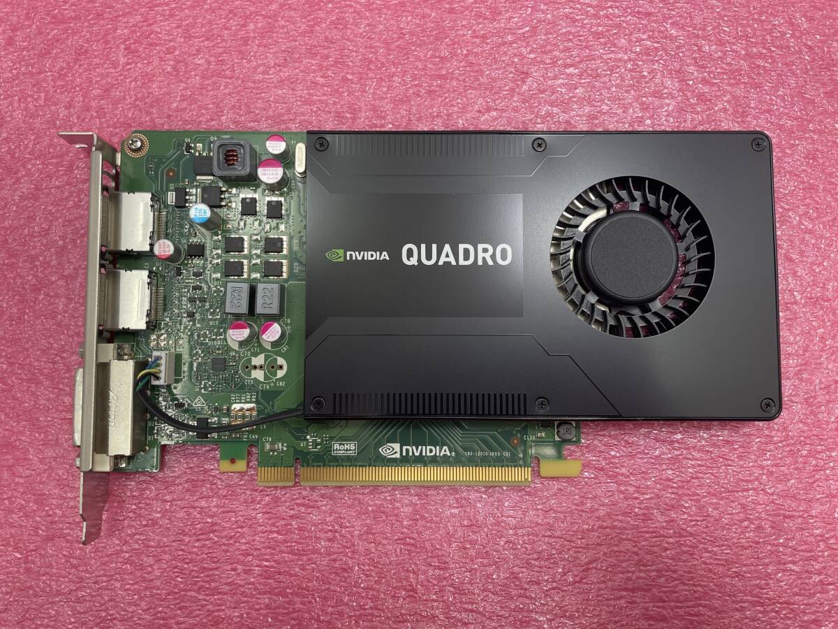 #800048 NVIDIA グラフィックボード Quadro K2200 (4GB GDDR5 / PCI Express 2.0 x16接続) ※動作確認済※_画像1