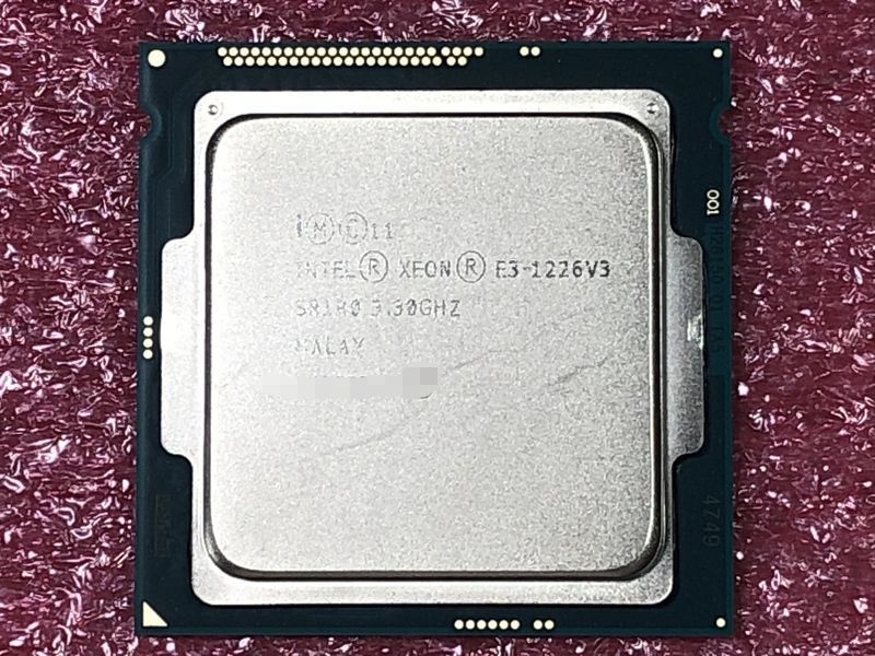 #1148 Intel Xeon E3-1226 v3 SR1R0 (3.30GHz/ 8MB/ LGA1150) 保証付の画像1