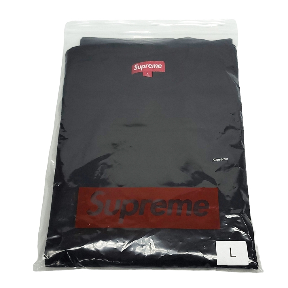 WC683D1 Supreme シュプリーム 24SS Small Box L/S Tee スモールボックス 長袖 Tシャツ Lサイズ ブラック /26_画像5