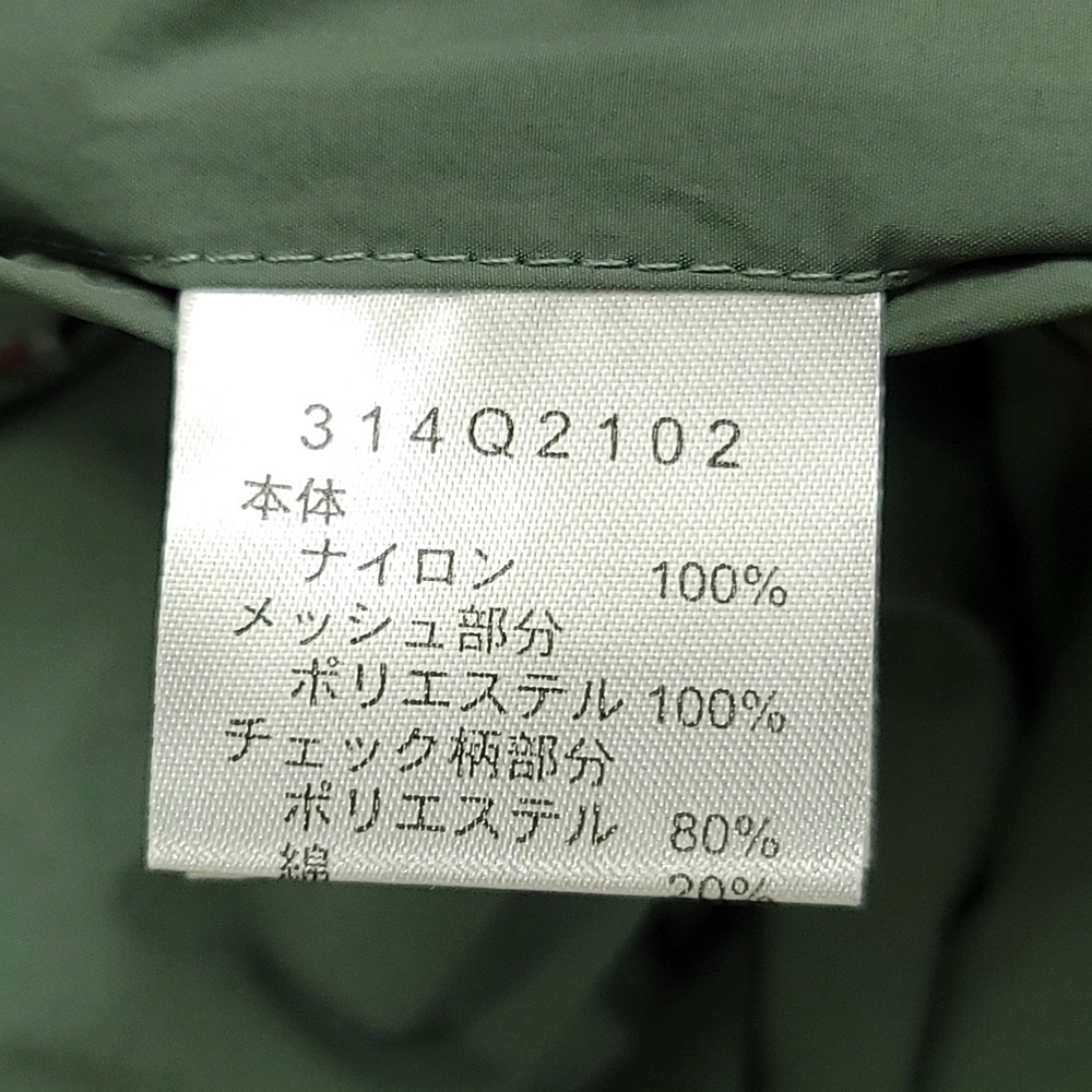 WC689D10 未使用 Golden Bear ゴールデンベア ナイロン ドライビングジャケット ブルゾン Mサイズ グリーン 314Q2102 メンズ 紳士 /26_画像8