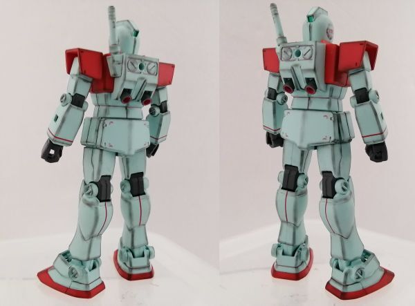 ディスプレイベース付き　不死身の第4小隊　HGUC　1/144　RGM-79 ジム 　機動戦士ガンダム　完成品　　まとめて取引OK_画像10