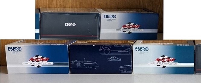 E02-2393 1 jpy start EBBRO RACING CAR COLLECTION etc. 1/43 SCALE 5 pcs. set ① EBBRO racing car collection etc. minicar 
