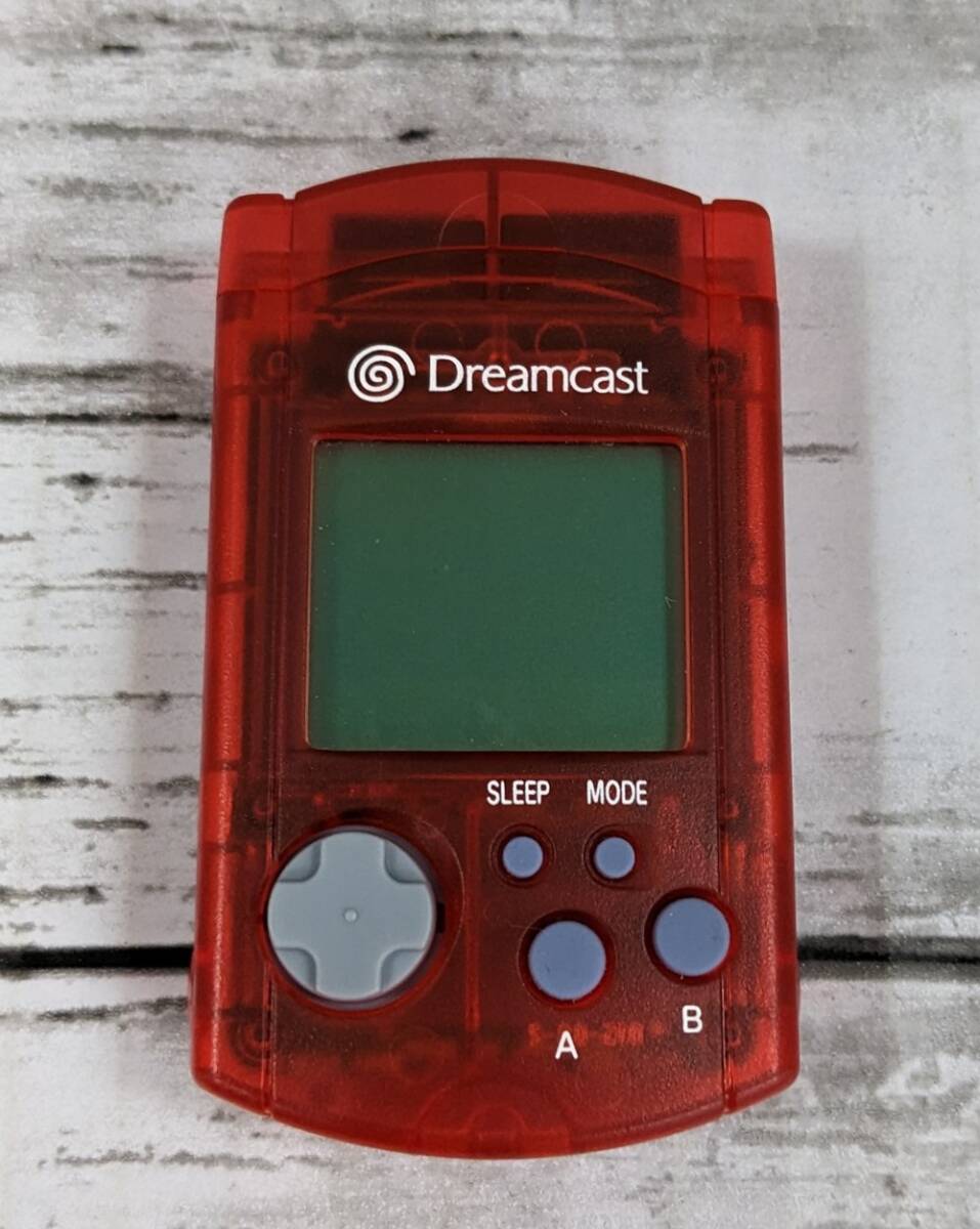 E02-2426 １円スタート ジャンク品 ビジュアルメモリ ドリームキャスト対応 USレッド 起動未確認 Dreamcast ドリキャス Visual Memory_画像3