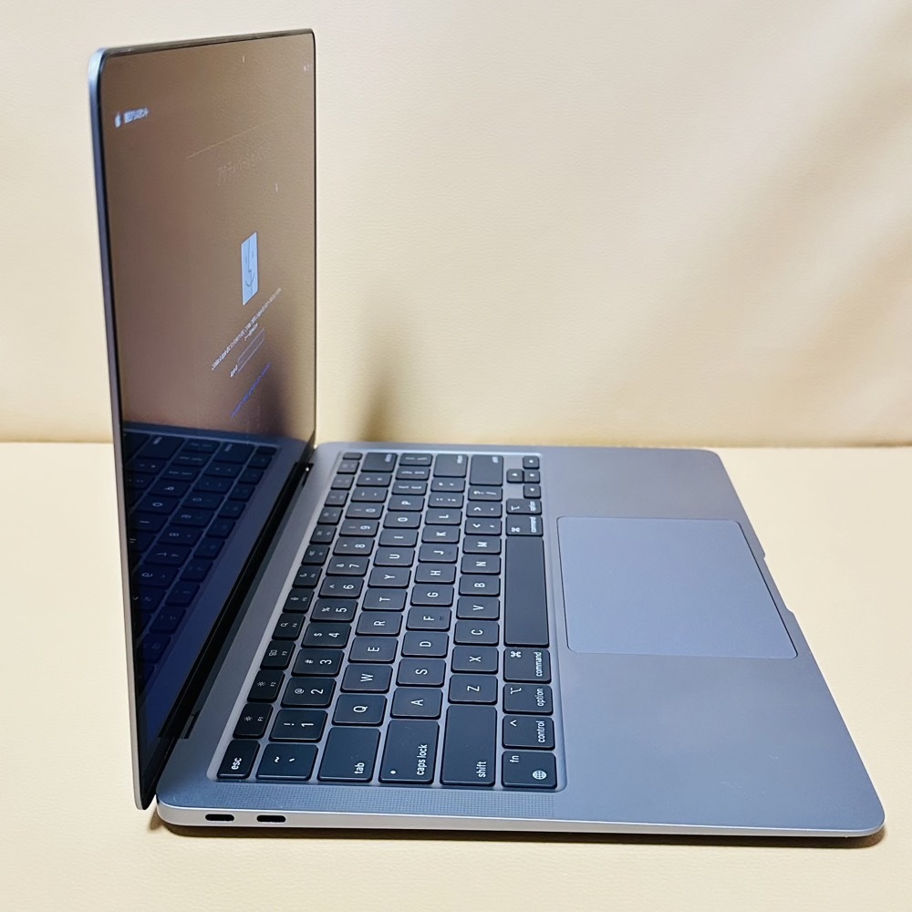 Apple Macbook Air 13 2020 スペースグレー Apple M1 アクティベーションロック品 性能不明 USキーボード ジャンクの画像5