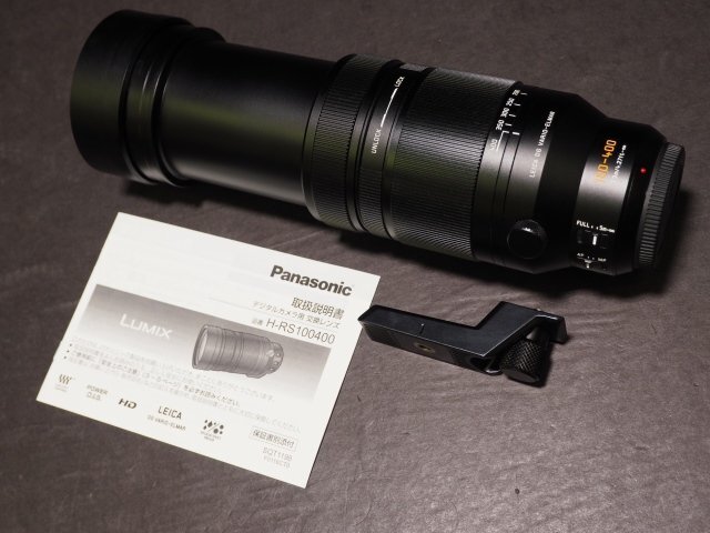 S971 Panasonic レンズ LEICA DG VARIO-ELMAR H-RS100400 1:4.0-6.3/100-400mm ASPH.φ72 1.3m/4.27ft-∞ POWER O.I.S LUMIX フォーサーズの画像8