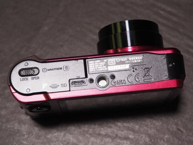 S997 SONY デジタルカメラ DSC-HX7V Cyber-Shot ボディのみ レッド バッテリー付属 3.5-5.5/4.25-42.5 ソニー サイバーショット