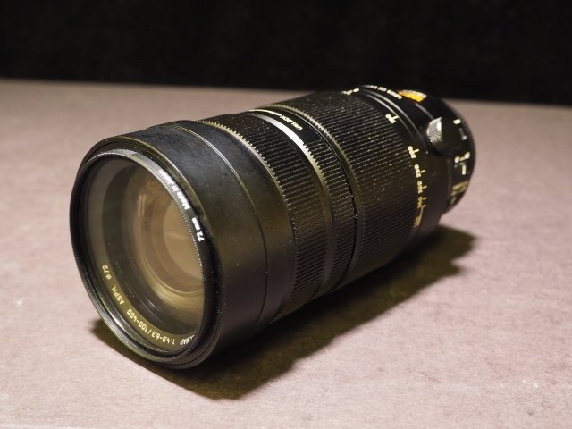 S995 Panasonic レンズ LEICA DG VARIO-ELMAR H-RS100400 1:4.0-6.3/100-400mm ASPH.φ72 1.3m/4.27ft-∞ POWER O.I.S LUMIX パナソニックの画像1