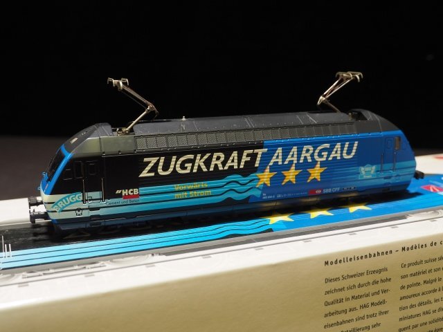 L124 HAG HOゲージ RE 460 Aargau =DC Nr.077 ZUGKRAFT スイス製 ハグ モーター車 動力車の画像1