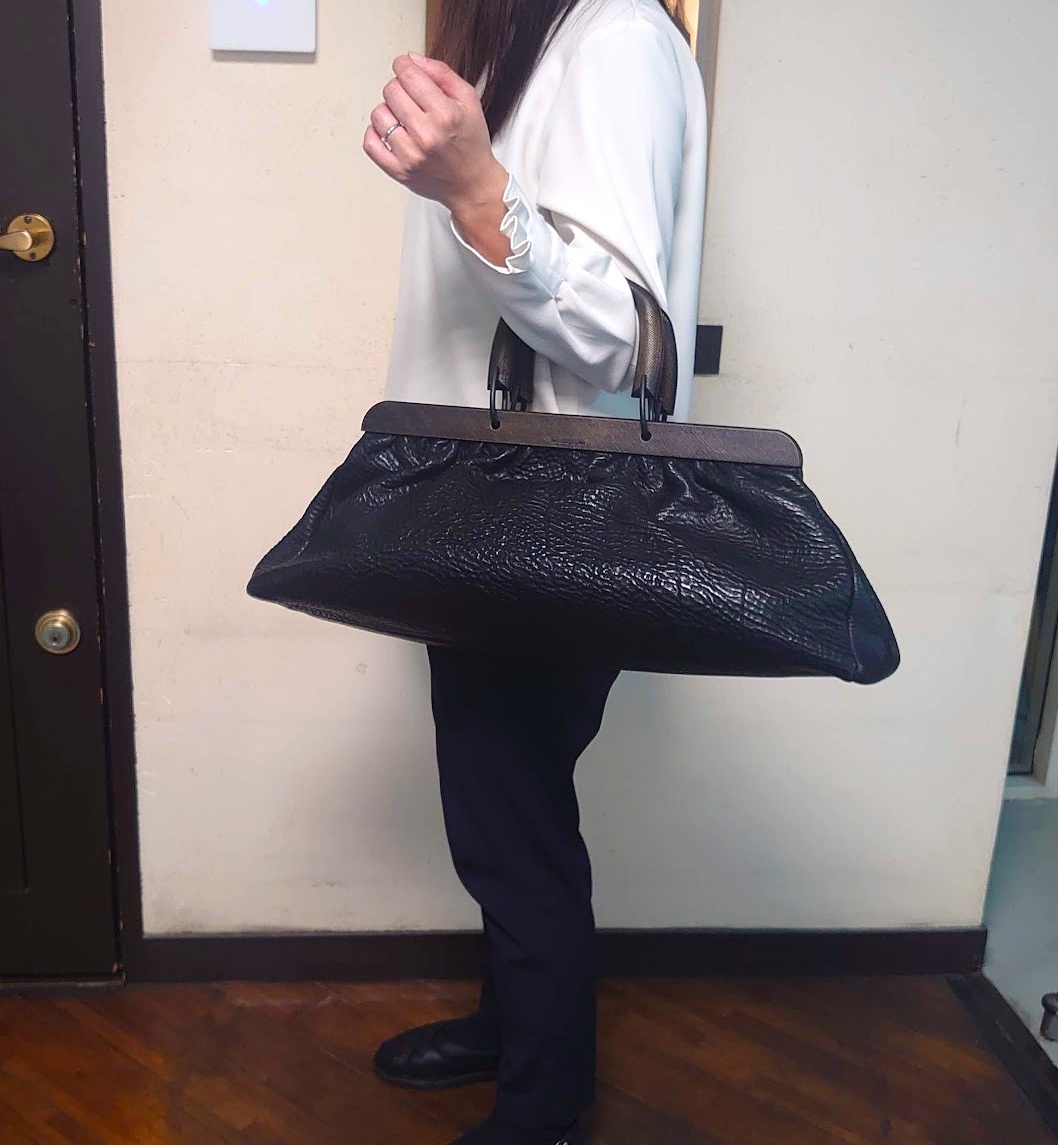 希少】GUCCI グッチ ハンドバッグ ボストンバッグ ウッド 希少】GUCCI グッチ ハンドバッグ ボストンバッグ ウッド