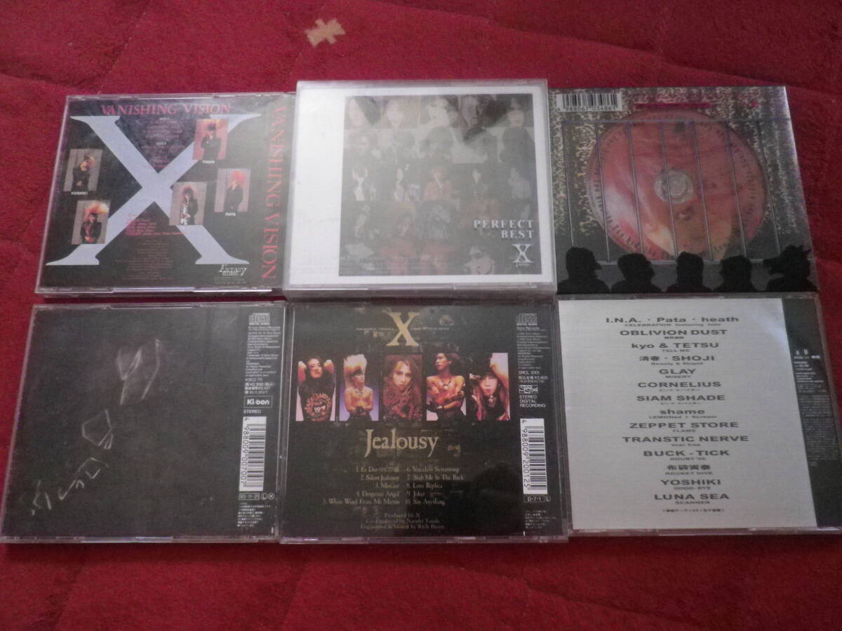 X JAPAN hide CD全6枚 VANISHING VISION/PERFECT BEST3枚組/Jealousy/X SINGLES/hide SPIRITS/Ja,Zoo：hide 状態確認の画像3