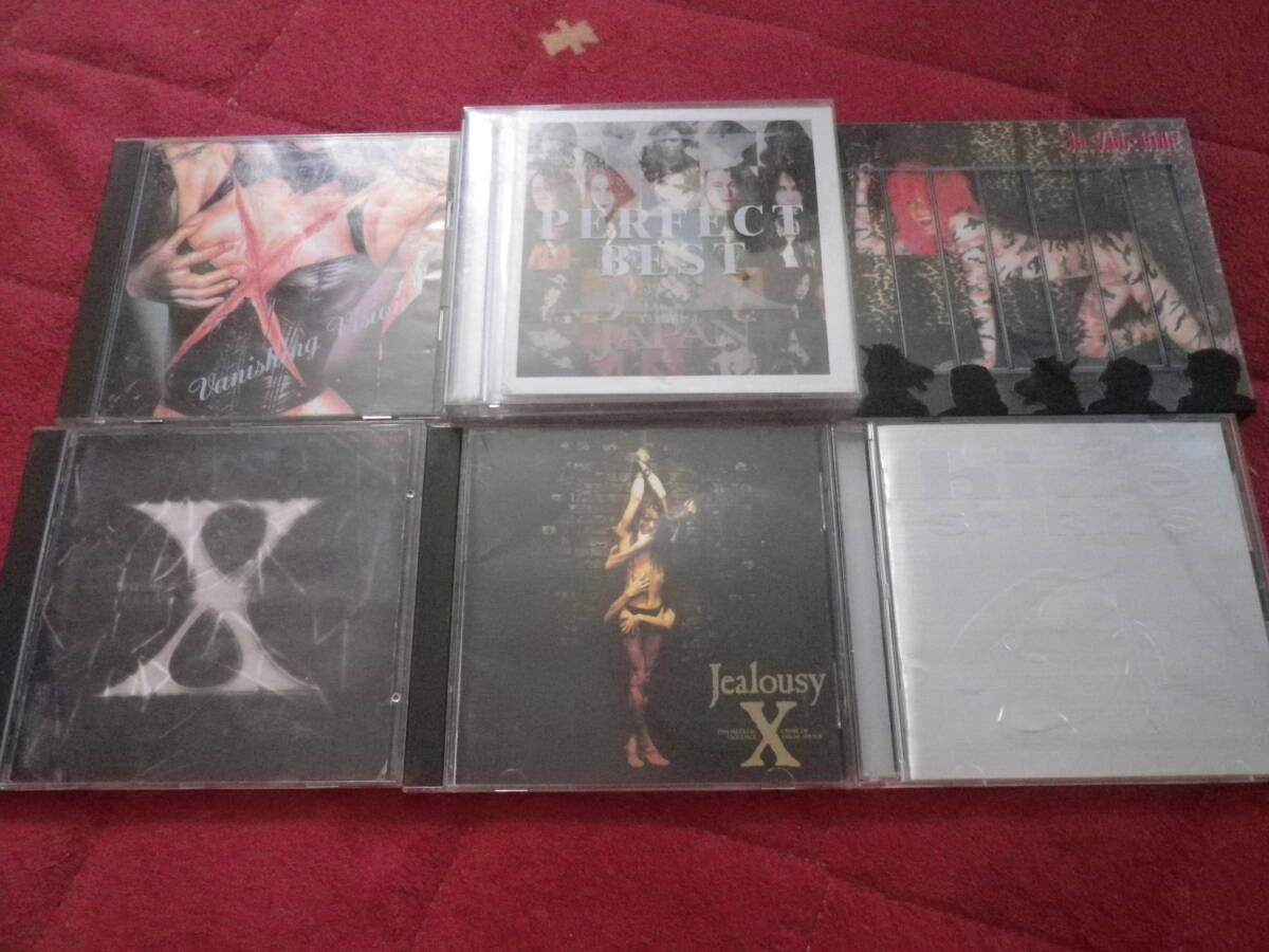 X JAPAN hide CD全6枚 VANISHING VISION/PERFECT BEST3枚組/Jealousy/X SINGLES/hide SPIRITS/Ja,Zoo：hide 状態確認の画像1