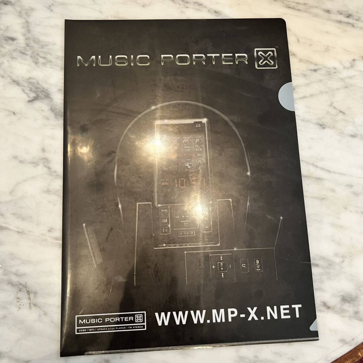 非売品　MUSIC PORTER モバHOクリアファイル_画像1