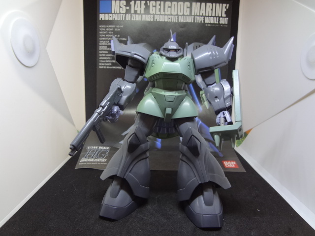 ☆ HGUC 1/144 MS-14F　ゲルググマリーネ　 完成品 ☆_画像1