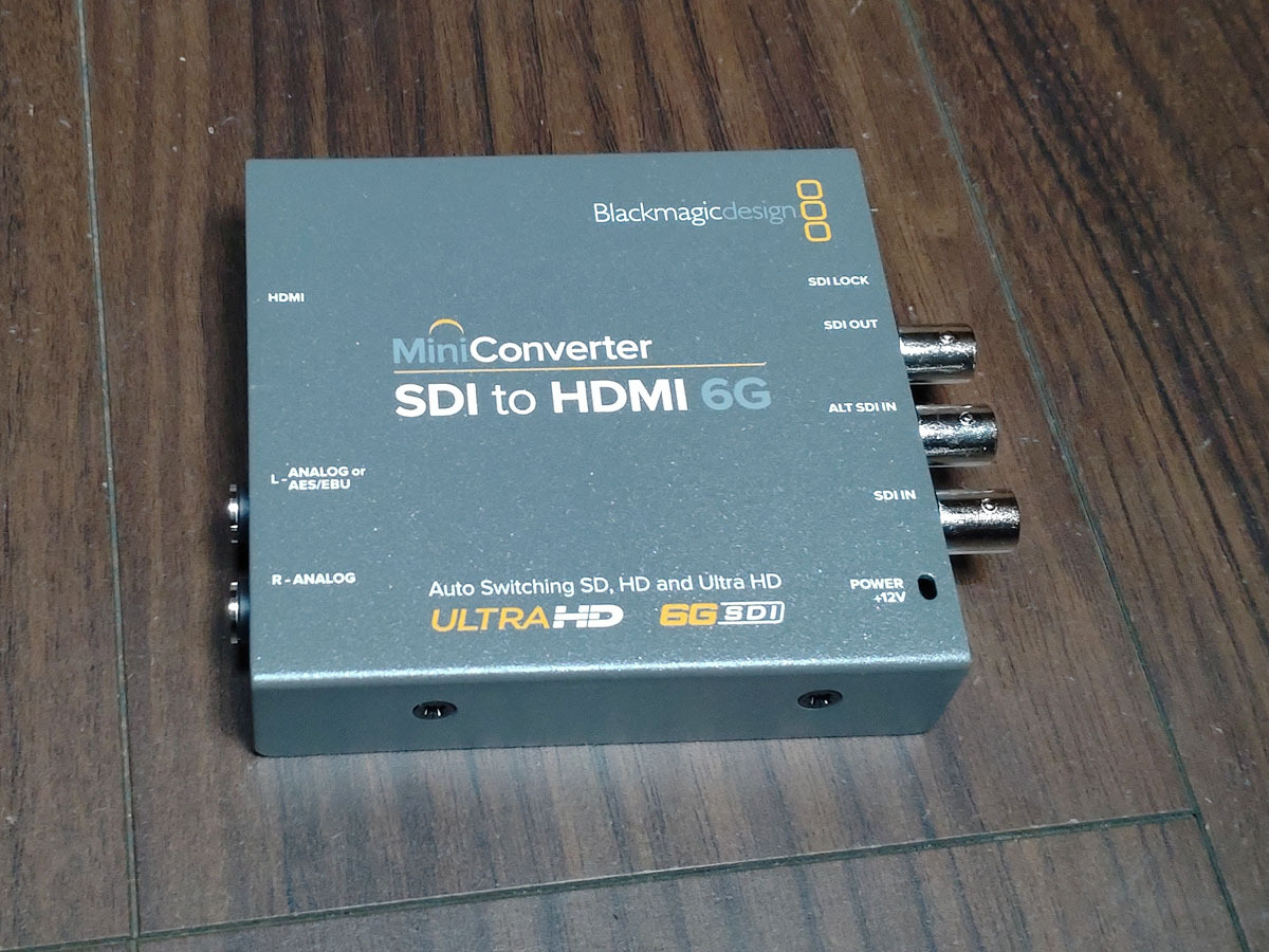 BlackmagicDesign Miniコンバーター SDI to HDMI 6G 未使用品 ブラックマジックデザイン_画像2