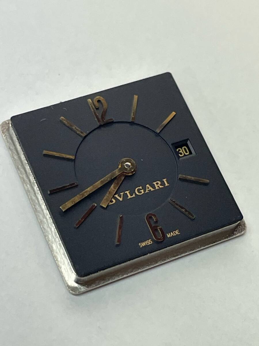 【可動品】BVLGARI ブルガリ クォーツ ムーブメント ETA Cal.956.112 風防付き【現状】№62708の画像5