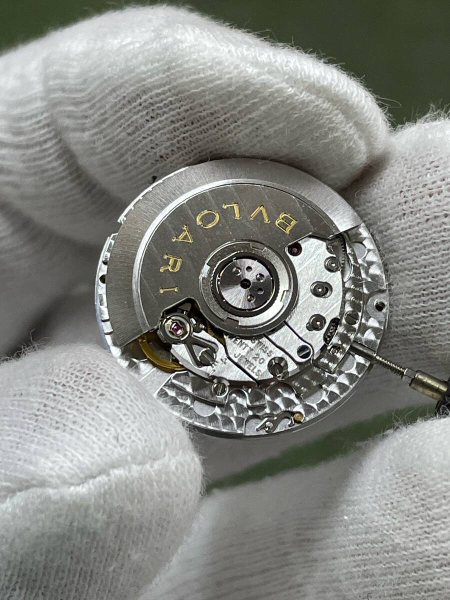 [ передвижной товар ]BVLGARI BVLGARY самозаводящиеся часы Movement Cal.150MBBV заводная головка часов * защита от ветра имеется [ текущее состояние ]N62759