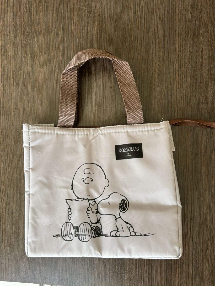 ⑫ スヌーピーお出かけトートバック sweet 付録 PEANUTS ミニトートバッグ の画像3