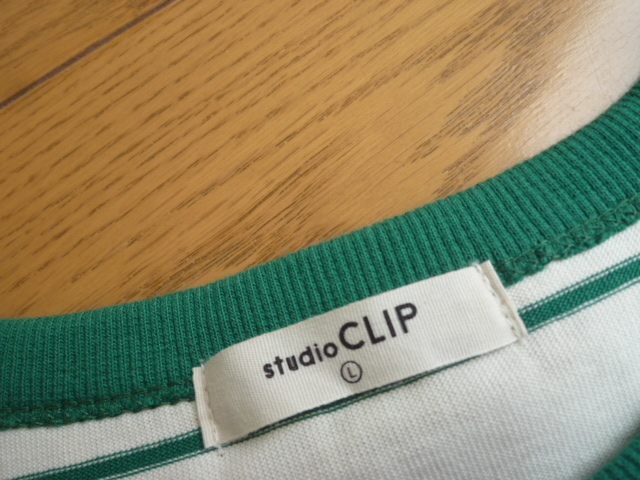 studio CLIP старт Dio зажим контакт охлаждающий /UV cut / морщина став трудно USA хлопок Basic футболка L