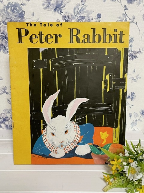 アンティーク★古書/古本/洋書/本★Peter Rabbit★ピーターラビット★1946年デラックスエディション★Fern Bisel Peat_画像1