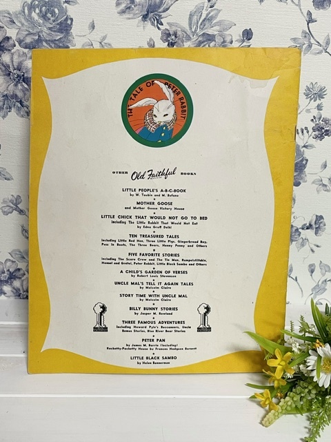 アンティーク☆古書/古本/洋書/本☆Peter Rabbit☆ピーターラビット☆1946年デラックスエディション☆Fern Bisel Peat - 洋書 アンティーク☆古書/古本/洋書/本☆Peter Rabbit☆ピーターラビット☆1946年デラックスエディション☆Fern Bisel Peat - 洋書