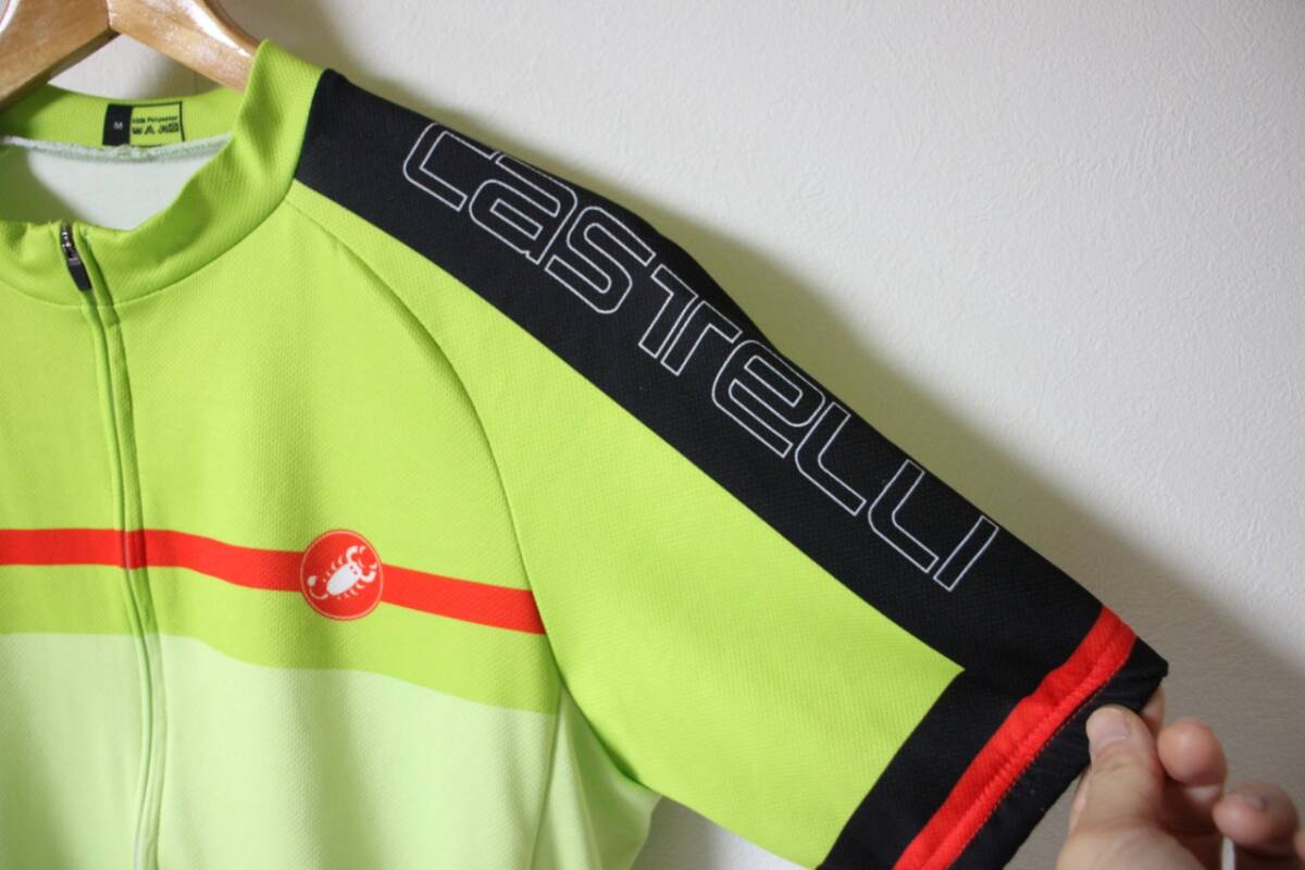 Castelli（カステリ）◆フルジップ 半袖 サイクルジャージ Mの画像4