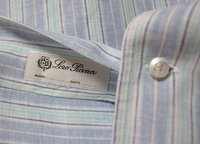 【イタリア製】Loro Piana(ロロピアーナ）◆100%リネン 半袖シャツ XLの画像5