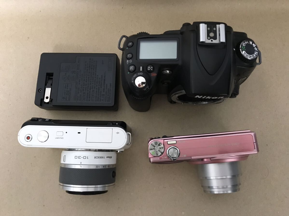 デジカメセット　NIKON D90　RICOH CX6　Nikon J1　1 NIKKOR 10-30mm 1:3.5-5.6 VR φ40.5　ジャンク_画像2