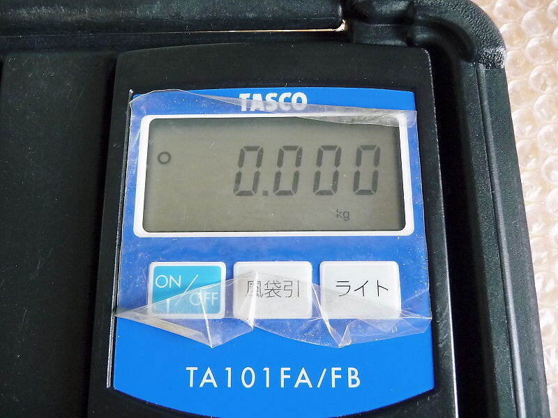 TASCO タスコ 高精度エレクトロニックチャージャー TA101FA/TA101FB 冷媒充填計量器 チャージングスケール ♪