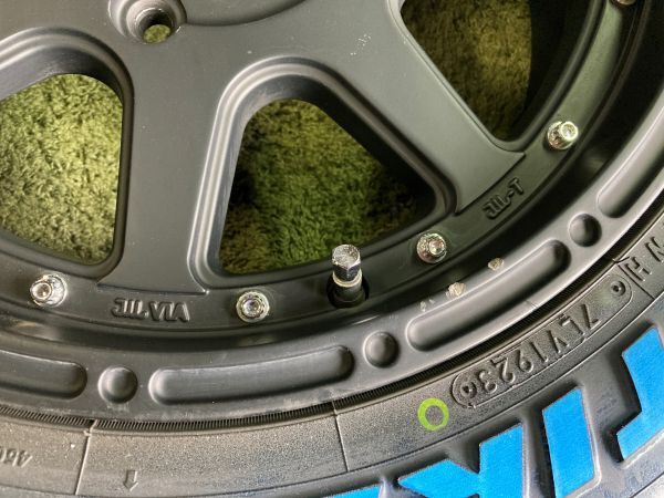 送料無料 ラジアルセット MLJ エクストリームJ オープンカントリー 185/85R16 新品タイヤ ホワイトレター ジムニー専用品の画像6