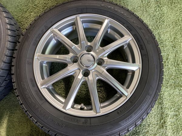 送料無料 スタッドレスセット グッドイヤー アイスナビ ZEAⅡ 175/65R15 アクア ヤリス ヴィッツ マーチ スイフト など_画像4