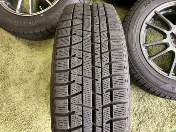 送料無料 スタッドレスセット 15in 5.5J 42 PCD100 ヨコハマ アイスガード IG50+ 175/65R15 アクア ヤリス ヴィッツ スイフト_画像7