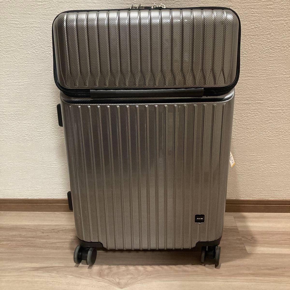 [エース] スーツケース 3泊 4泊 59L ストッパー キャスター 4.1kg