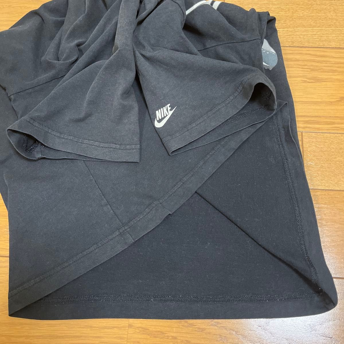 希少　NIKE ナイキ 肩掛け "Lowカットシューズ" 両面プリント Tシャツ 