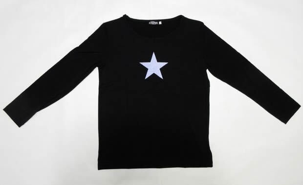  стоимость доставки 185 иен *C382# Yazawa Eikichi нераспечатанный. футболка с длинным рукавом HIBIYA черный M размер день соотношение . Star 
