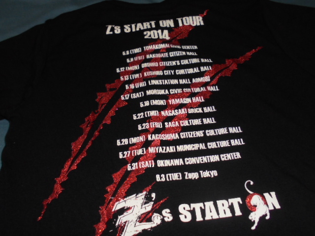 送料185円・C344■ 矢沢永吉　Tシャツ　Lサイズ　 Z's START ON TOUR 2014_画像5
