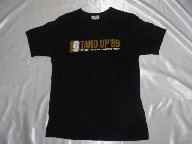 送料185円・U5・ジャンク品■ 矢沢永吉 Tシャツ STAND UP'89の画像1