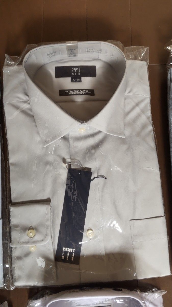 ワイシャツ Yシャツ 6点まとめ出品 紳士用 ビジネス M~Lサイズ 長袖5点+半袖1点