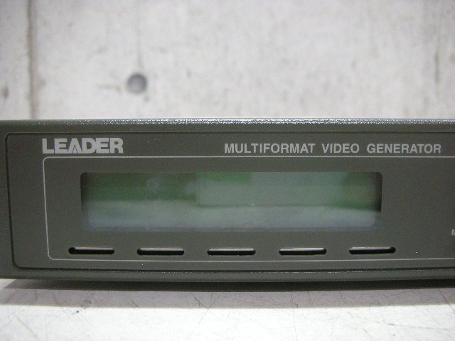 LEADER Multiformat Video Generator LT4400 現状で！の画像3