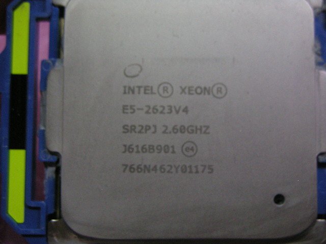 Intel Xeon E5-2623 V4 2.6GHz 2個 Set！の画像3