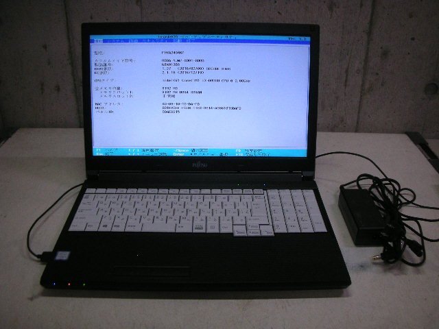 Fujitsu LIFEBOOK A576/SX(Intel Core i3 6006U 2GHz/8GB)現状！パーツ取りに！の画像1