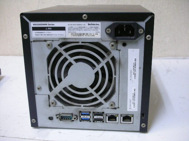 BUFFALO Tera Station WS5200DNW6 Series(2TB x 2)現状で！_画像4