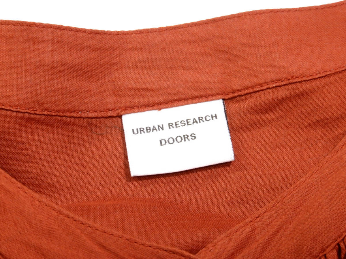 アーバンリサーチドアーズ URBAN RESEARCH DOORS 大人可愛い☆ 手洗い可能 キレイ色 たっぷりギャザー ロングマキシ ワンピース 羽織にもの画像5